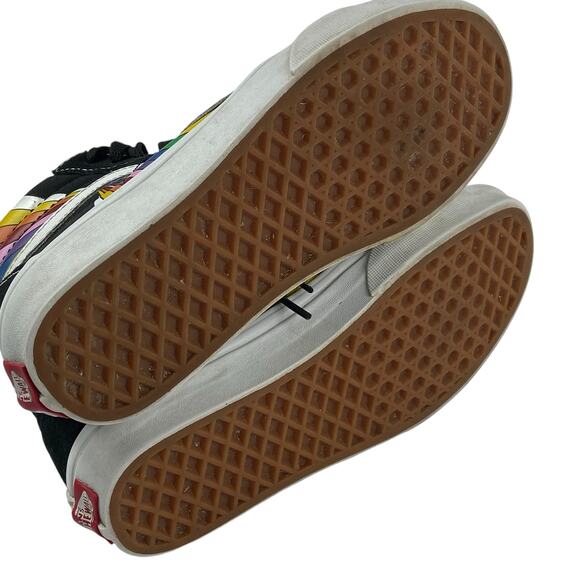 Vans SK8 Hi Refract Multicolor Skateboard Shoes Size Unisex Mens 4 Womens 5.5 - Picture 7 of 8